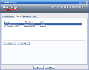 WinTV v7 application